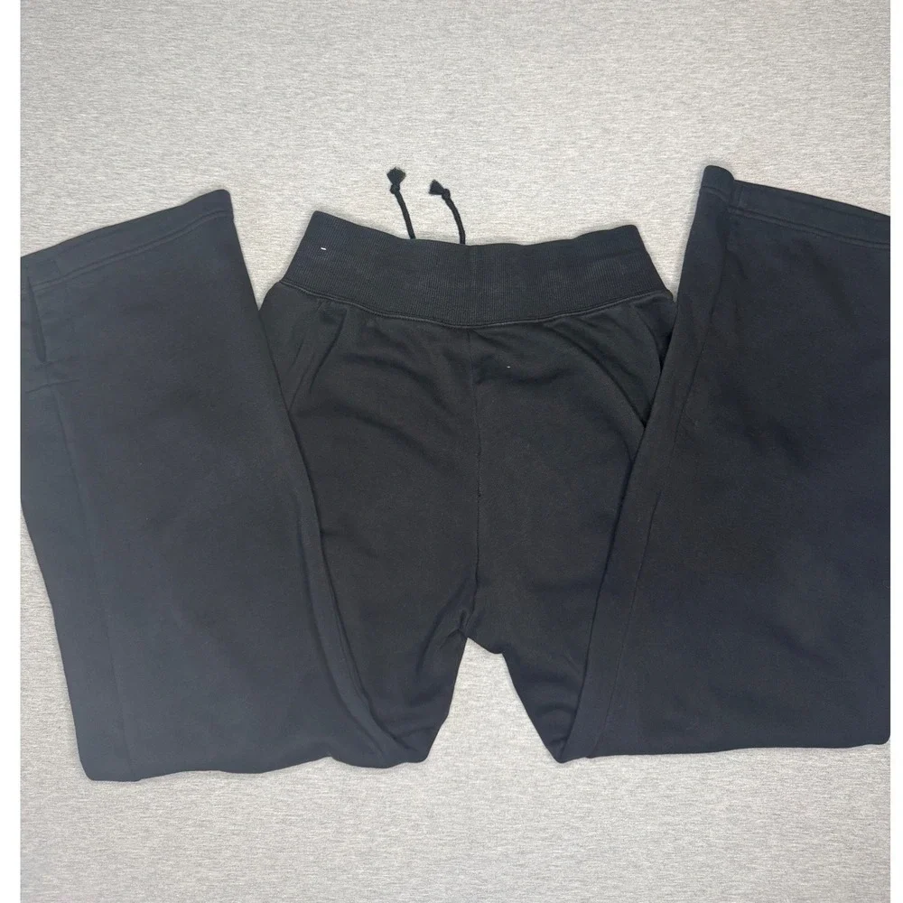 Nike Sportswear Phoenix Fleece Wide Leg Sweatpants Black Small DQ5615-010